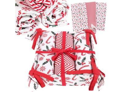 MORAJ ŚCIERKA KUCHENNA ŚWIĄTECZNA PREZENT 40x70 3SZT - czerwony