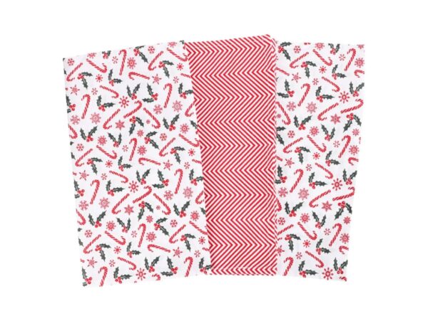 MORAJ ŚCIERKA KUCHENNA ŚWIĄTECZNA PREZENT 40x70 3SZT - czerwony