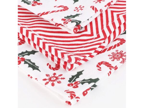 MORAJ ŚCIERKA KUCHENNA ŚWIĄTECZNA PREZENT 40x70 3SZT - czerwony