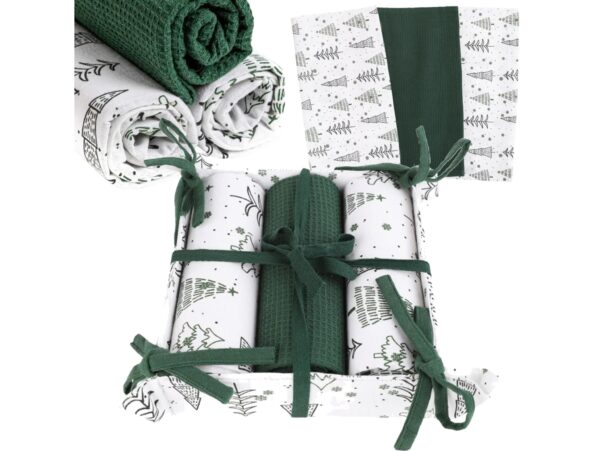 MORAJ ŚCIERKA KUCHENNA ŚWIĄTECZNA PREZENT 40x70 3SZT - zielony