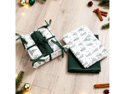 MORAJ ŚCIERKA KUCHENNA ŚWIĄTECZNA PREZENT 40x70 3SZT - zielony