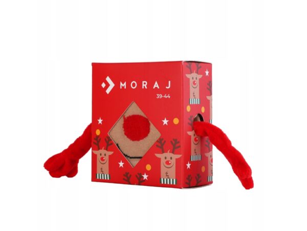 MORAJ SKARPETKI SKARPETY MAGNETYCZNE ŚWIĄTECZNE - renifer
