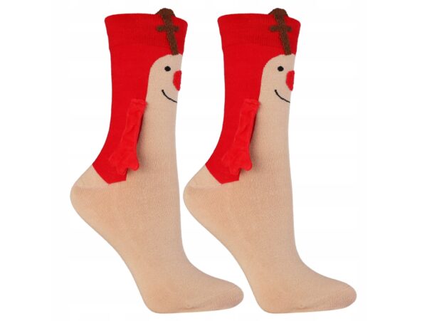 MORAJ SKARPETKI SKARPETY MAGNETYCZNE ŚWIĄTECZNE - renifer