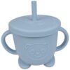 NACZYNIA SILIKONOWE DLA DZIECI DO KARMIENIA ZESTAW - niebieski