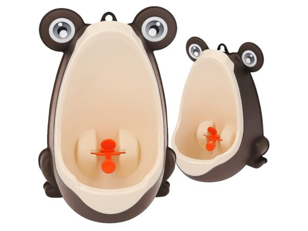 NOCNIK PISUAR WC MINI ŻABA - brązowy