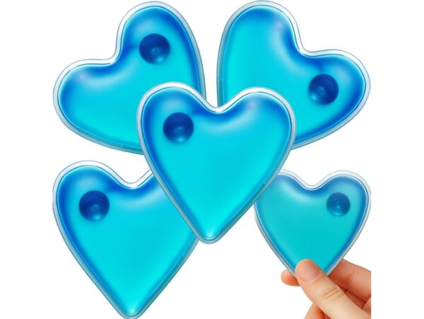 OGRZEWACZ DO RĄK ŻELOWY NIEBIESKIE SERCE 4SZT