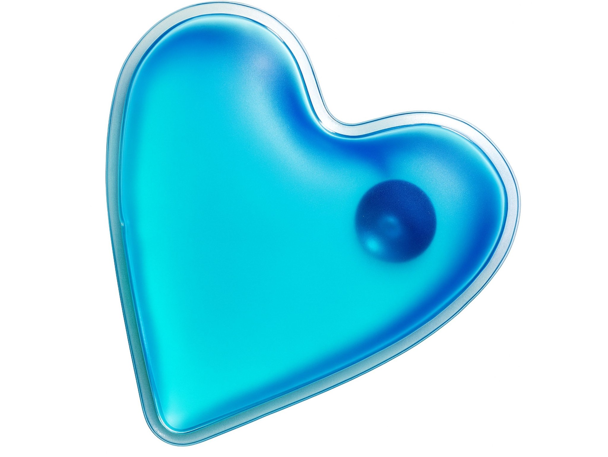 OGRZEWACZ DO RĄK ŻELOWY SERCE - niebieski