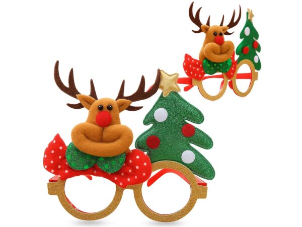 OKULARY ŚWIĄTECZNE RENIFER 2SZT.