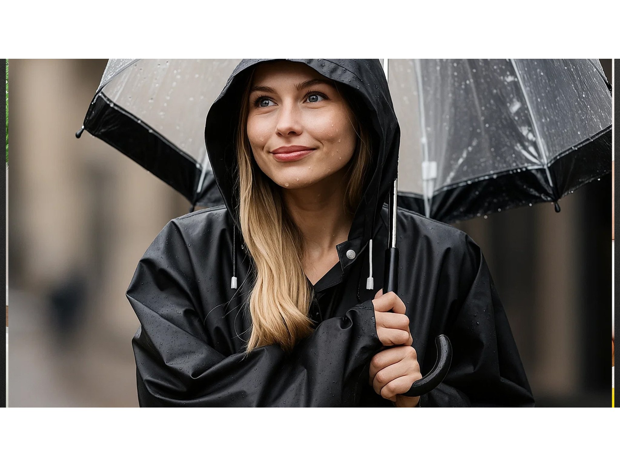 PŁASZCZ PRZECIWDESZCZOWY ROZPINANY