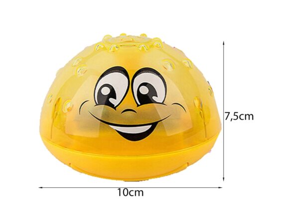 PŁYWAJĄCA FONTANNA KULA DO WANNY ZABAWKA 13,5x7cm