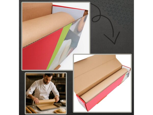 PAPIER DO PIECZENIA BRĄZOWY 38cm 50m