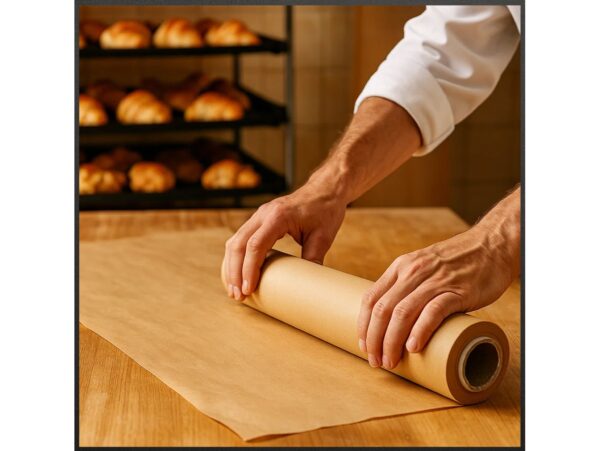 PAPIER DO PIECZENIA BRĄZOWY 38cm 50m