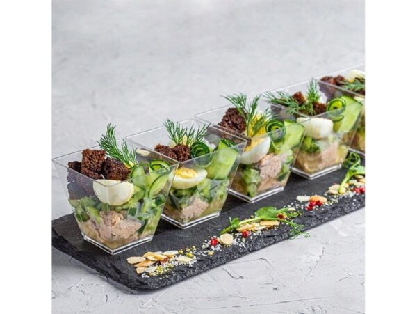 POJEMNIKI NA DESERY SOSY 30SZT 60ML