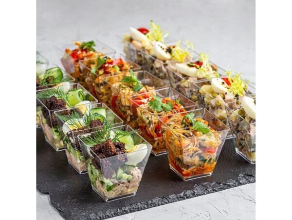 POJEMNIKI NA DESERY SOSY 30SZT 60ML