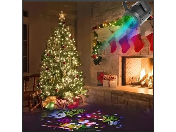 PROJEKTOR LED USB ŚWIĄTECZNY RZUTNIK NA ŚCIANĘ