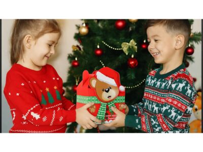 PUDEŁKO PREZENTOWE ŚWIĄTECZNE 16x12x8cm - mis