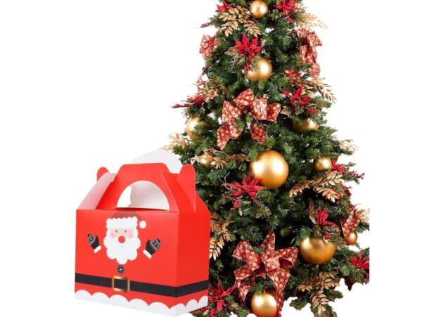 PUDEŁKO PREZENTOWE ŚWIĄTECZNE 21x17x11cm - mikołaj