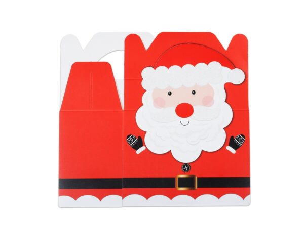 PUDEŁKO PREZENTOWE ŚWIĄTECZNE 21x17x11cm - mikołaj