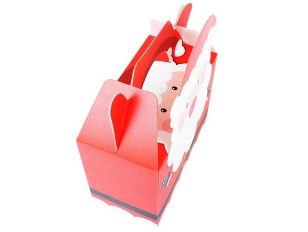 PUDEŁKO PREZENTOWE ŚWIĄTECZNE 21x17x11cm - mikołaj