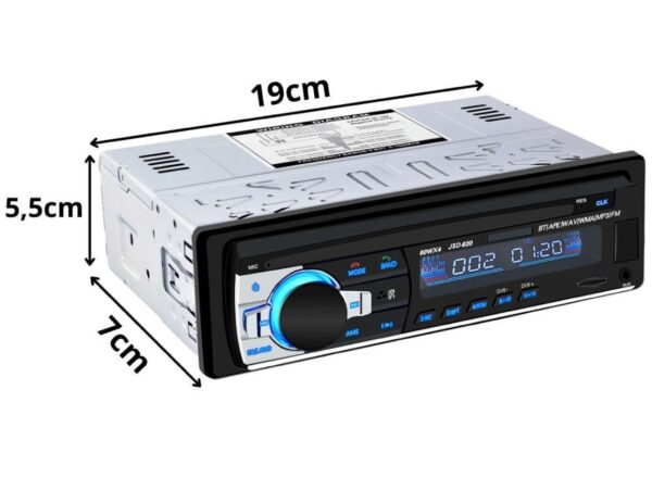 RADIO SAMOCHODOWE BLUETOOTH USB AUX