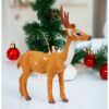 RENIFER PLUSZOWY FIGURKA ŚWIĄTECZNA 30x23cm