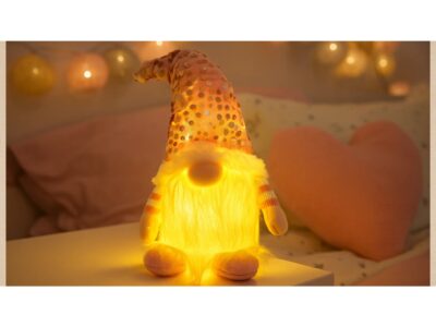 SKRZAT KRASNAL ŚWIECĄCY LED - różowa czapka