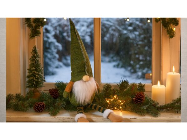 SKRZAT SIEDZĄCY 50cm - zielony