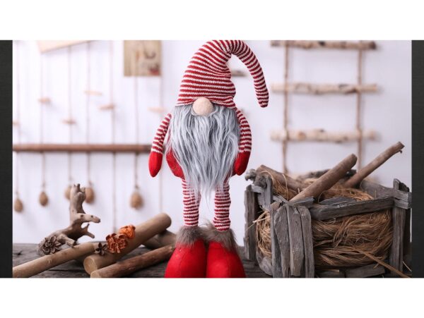 SKRZAT TELESKOPOWE NOGI 52x18cm - czerwony