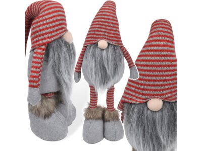 SKRZAT TELESKOPOWE NOGI 52x18cm - szary