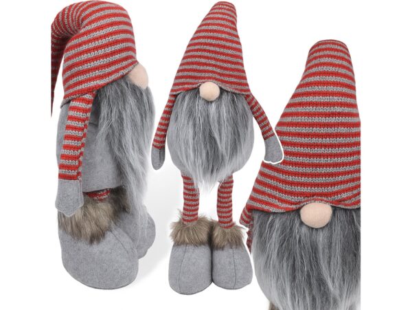 SKRZAT TELESKOPOWE NOGI 52x18cm - szary