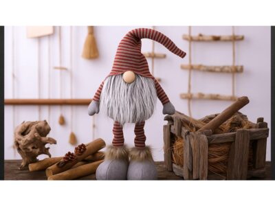 SKRZAT TELESKOPOWE NOGI 52x18cm - szary