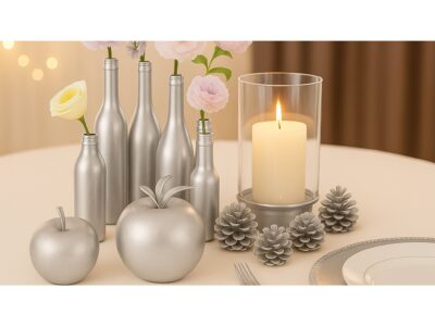 SPRAY DEKORACYJNY FARBA - srebrny 85g