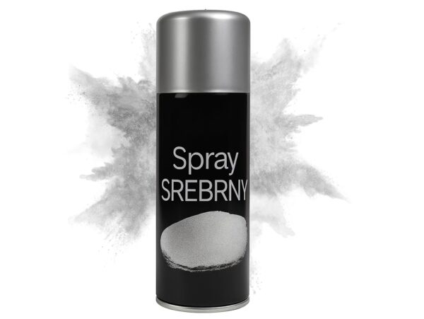 SPRAY DEKORACYJNY FARBA - srebrny 85g