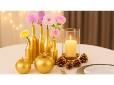 SPRAY DEKORACYJNY FARBA - złoty 85g