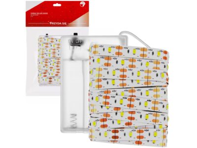 TAŚMA 120 LED NA BATERIE 2M - zimny biały
