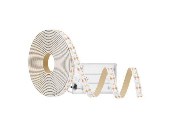 TAŚMA 120 LED NA BATERIE 2M - zimny biały