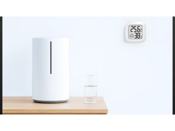 TERMOMETR HIGROMETR POKOJOWY SAMOPRZYLEPNY - biały