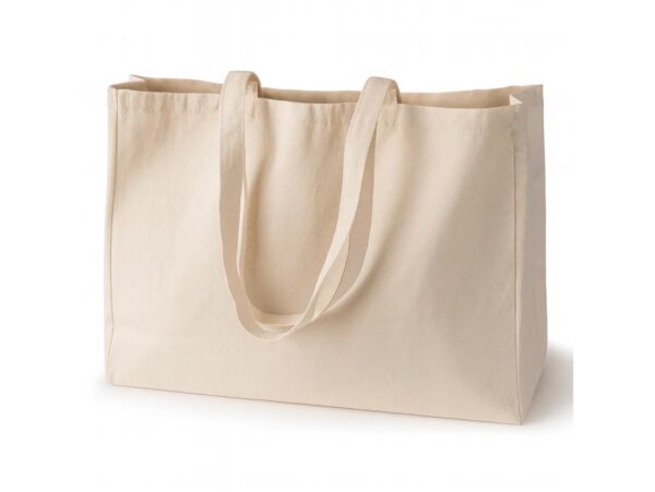 TORBA BAWEŁNIANA NA ZAKUPY ZAKUPOWA - biała