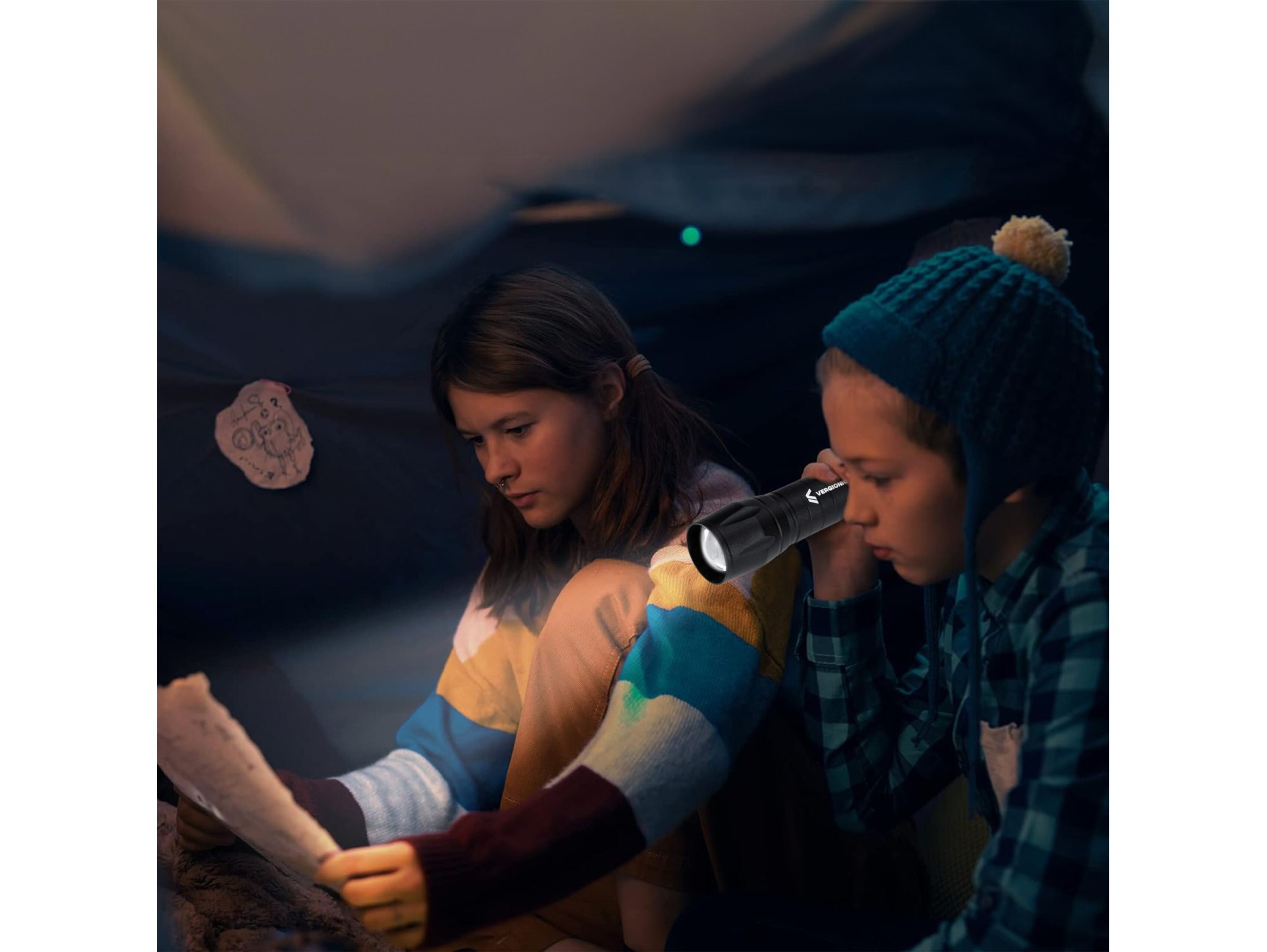 VERGIONIC LATARKA TAKTYCZNA LED - usb-C