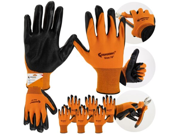 VERGIONIC RĘKAWICE ROBOCZE 3 PARY 10" - nieocieplane
