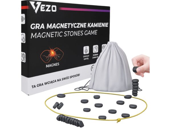 VEZO GRA MAGNETYCZNE KAMIENIE MAGNETYCZNA PLANSZOWA STRATEGICZNA