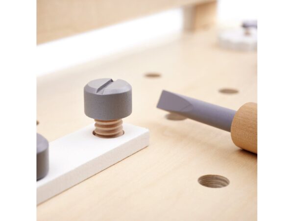 WARSZTAT DREWNIANY Z NARZĘDZIAMI STOLIK ZESTAW