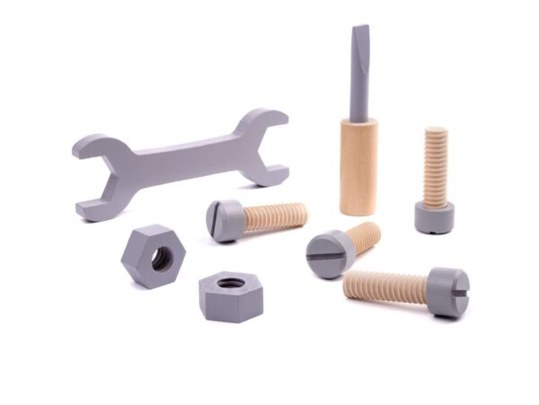 WARSZTAT DREWNIANY Z NARZĘDZIAMI STOLIK ZESTAW