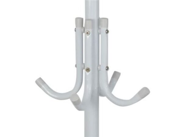 WIESZAK NA UBRANIA STOJĄCY - biały