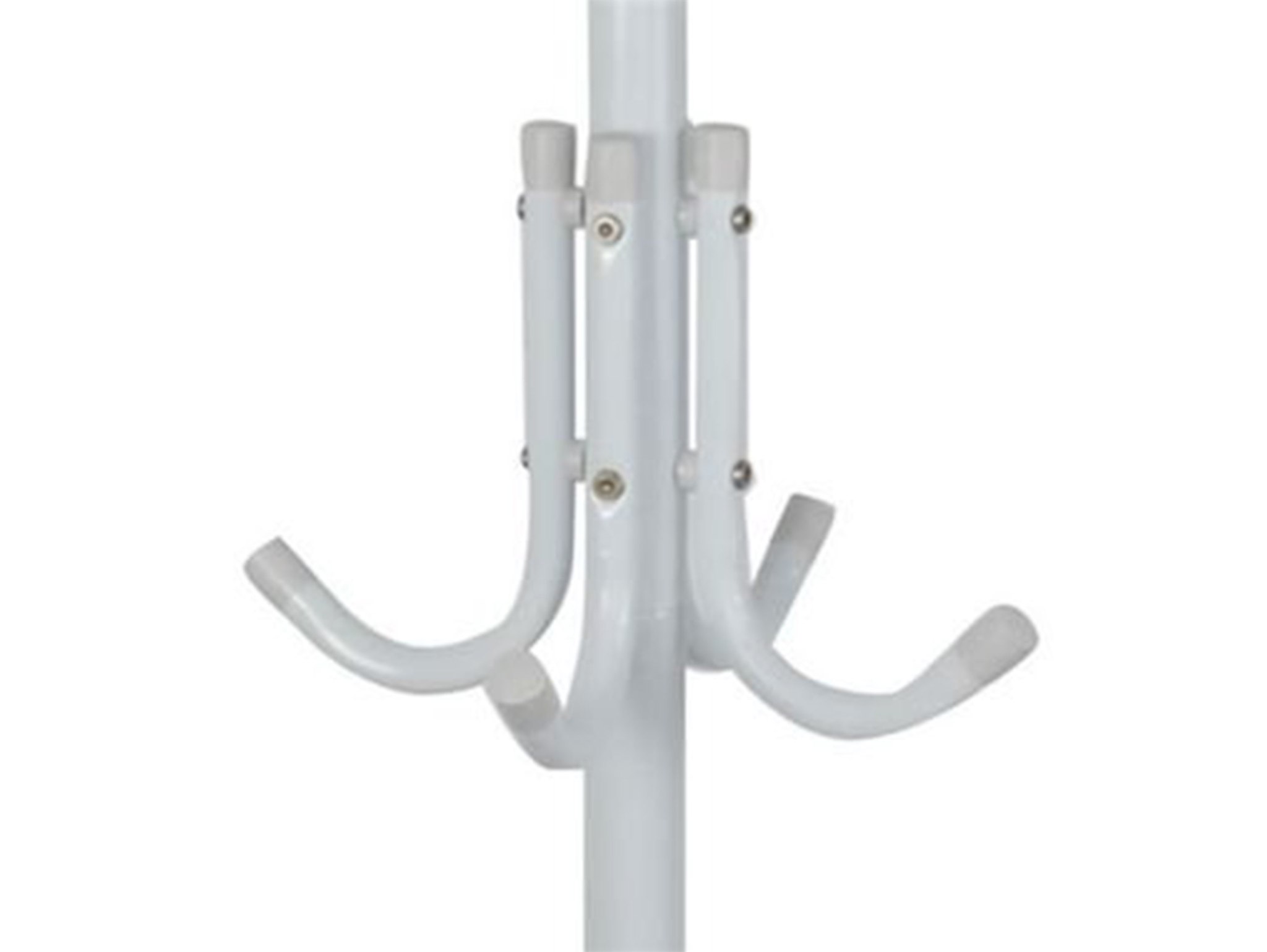 WIESZAK NA UBRANIA STOJĄCY - biały