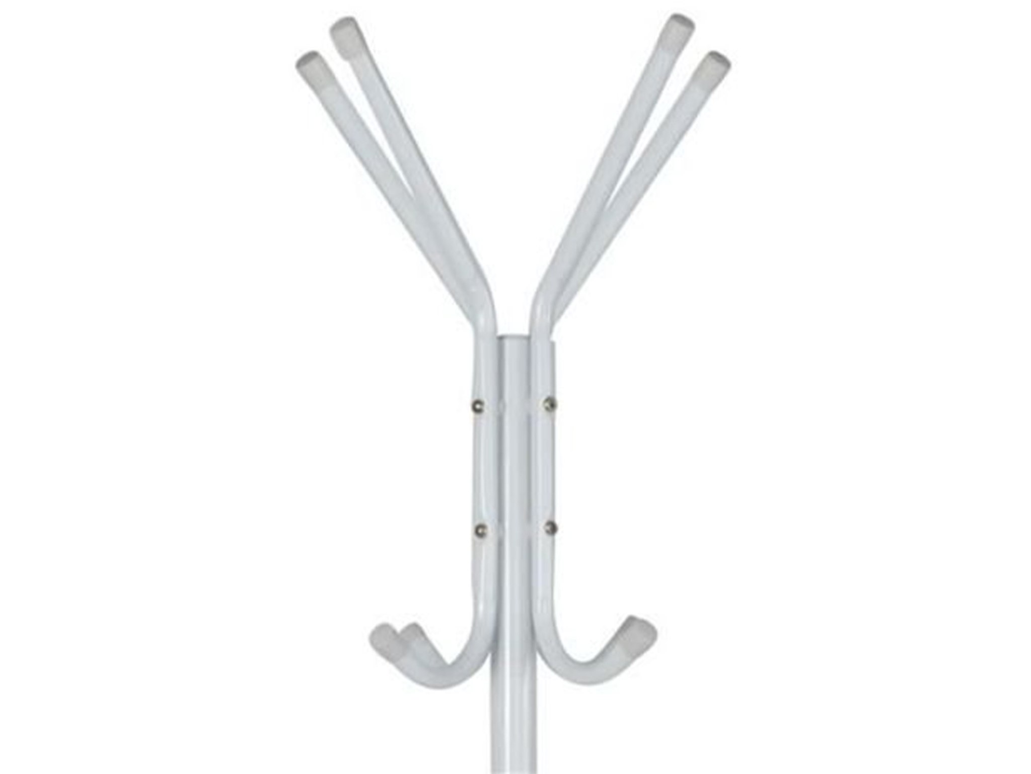 WIESZAK NA UBRANIA STOJĄCY - biały