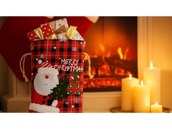 WOREK ŚWIĘTEGO MIKOŁAJA NA UPOMINKI PREZENTY 30x50 - Mikołaj