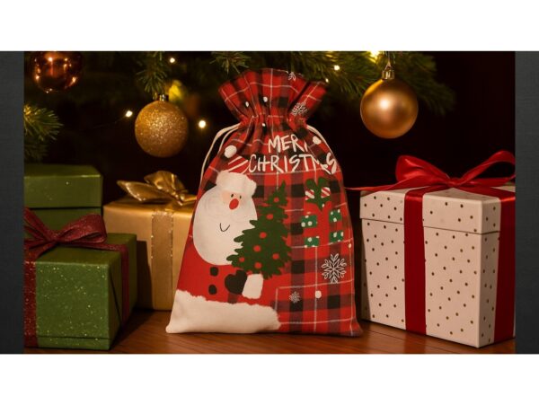WOREK ŚWIĘTEGO MIKOŁAJA NA UPOMINKI PREZENTY 30x50 - Mikołaj