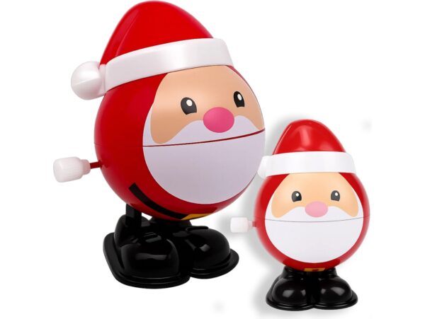 ZABAWKA NAKRĘCANA BOŻONARODZENIOWA 7x5cm - Mikołaj