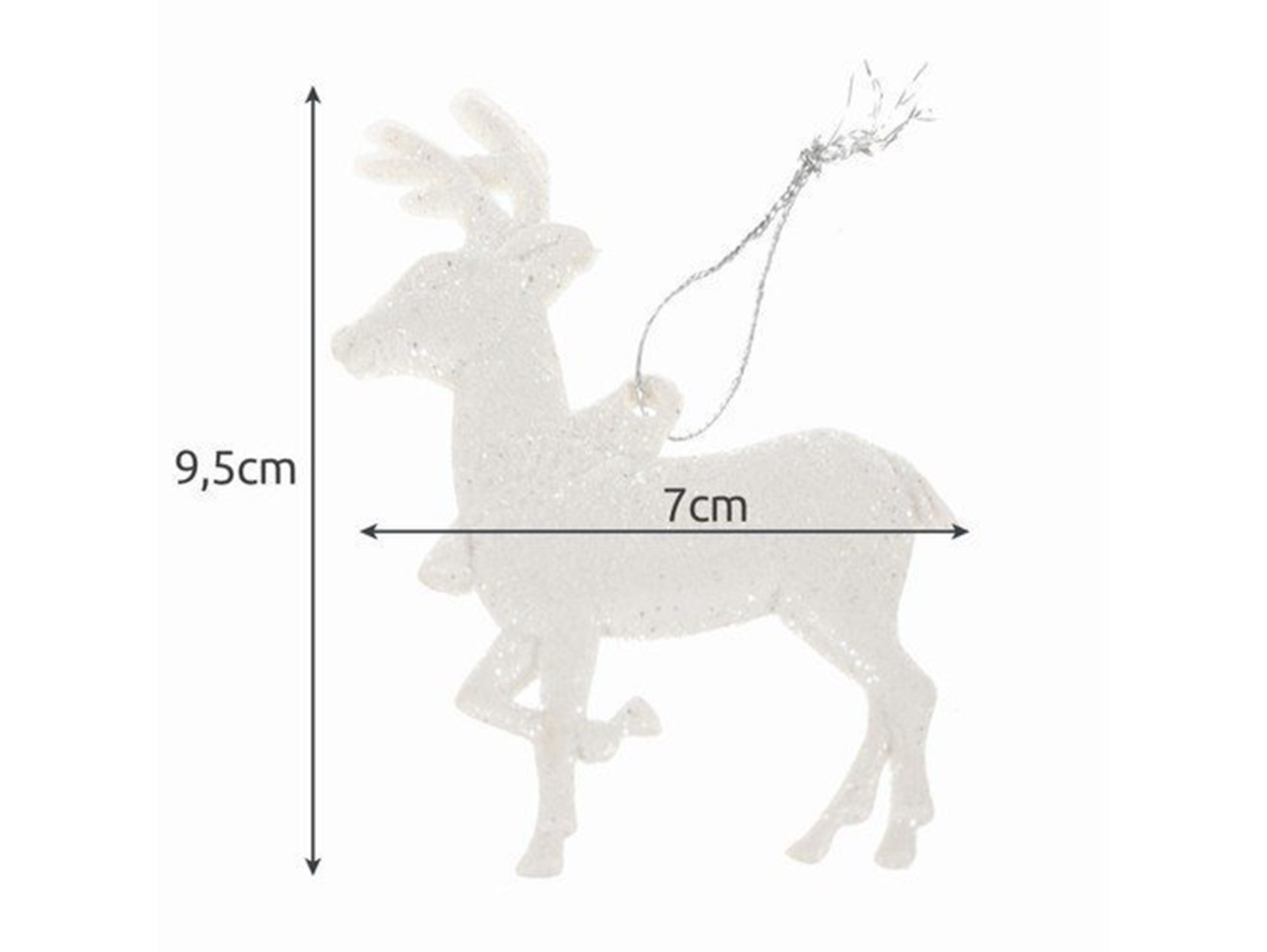ZAWIESZKI CHOINKOWE RENIFERY 9SZT